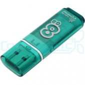 Накопитель USB 8Gb SmartBuy Glossy series зеленый