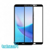 Защитное стекло 9D полный клей для Huawei Honor 9 Lite черный