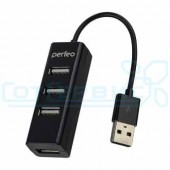 USB-хаб Perfeo на 4 порта (PF-HYD-6010H) черный
