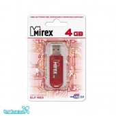 Накопитель USB 4Gb Mirex Elf Red