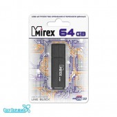Накопитель USB 64Gb Mirex LINE BLACK