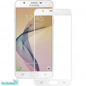 Защитное стекло Samsung Galaxy J5 Prime (G570) 3D полное покрытие (белый) (тех упаковка)
