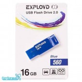 Флэш драйв USB 16GB 2.0 Exployd 560 Blue