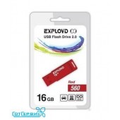 Флэш драйв USB 16GB 2.0 Exployd 560 Red
