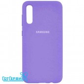 Чехол-накладка для Samsung Galaxy A50 Soft-touch (сиреневый)