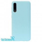 Чехол-накладка для Samsung A50 (SM-A505) Soft-touch (голубой)