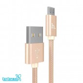 Дата-кабель USB 2.0A для micro USB HOCO X2 1м (Gold)