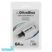Флэш драйв USB 64GB 2.0 OltraMax 230 (White)
