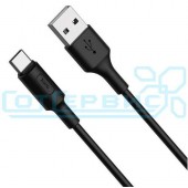 Дата-кабель USB 2.0A для micro USB HOCO X25 1м (Black)