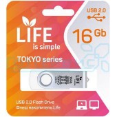 Флешка LIFE TOKYO 16GB White USB 2.0