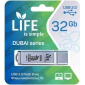 Флешка LIFE DUBAI 32GB Silver USB 2.0