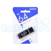Накопитель USB 64Gb Smart Buy Glossy (black)