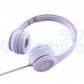 Наушники полноразмерные HOCO W21 Graceful charm wire control (фиолетовый)