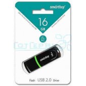 Накопитель USB 16Gb Smart Buy Paean (black)