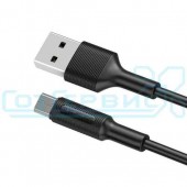 Дата-кабель USB 2.0A для micro USB Borofone BX1 TPE 1м (быстрая зарядка)