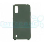Чехол Silicon Cover NANO для Samsung A01 (темно-зелёный)