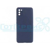 Чехол Silicon Cover NANO для Samsung A03s (полуночно-синий)