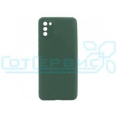 Чехол Silicon Cover NANO для Samsung A03s (темно-зелёный)