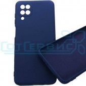 Чехол Silicon Cover NANO для Samsung A12 (темно-синий)