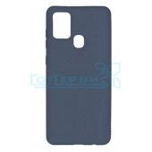 Чехол Silicon Cover NANO для Samsung A21s (темно-синий)
