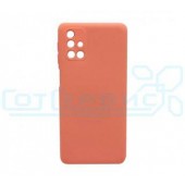 Чехол Silicon Cover NANO для Samsung M31s (розовый жемчуг)