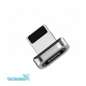 Адаптер magnetic Baseus для Apple 8pin Silver