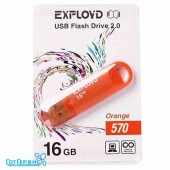 Накопитель USB 16Gb Exployd 570 Orange