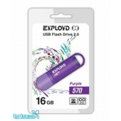 Накопитель USB 16Gb Exployd 570 Purple